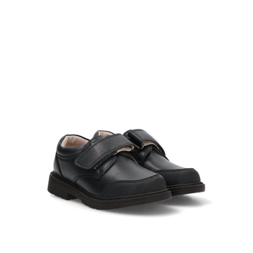 Zapato Colegial Luna Kids - Niño - Suela Plana - Modelo Rbs1653 - Color Marino