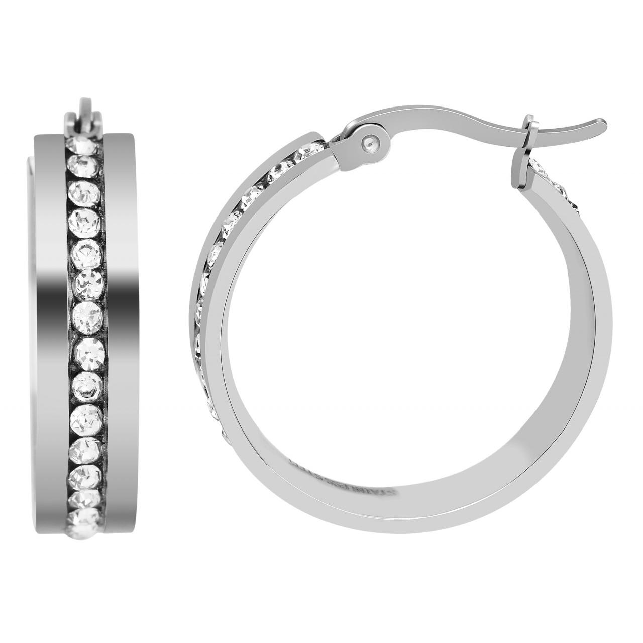 Akzent® Pendientes de Argola "Cheyenne" em Aço Inoxidável - 0051