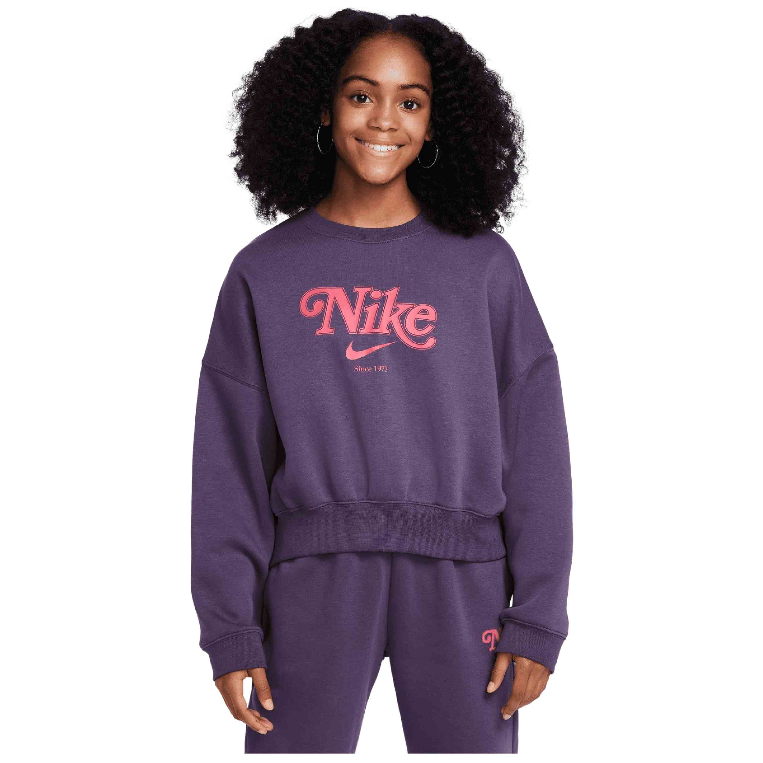 Sudadera Nike para Niñas en color Morado
