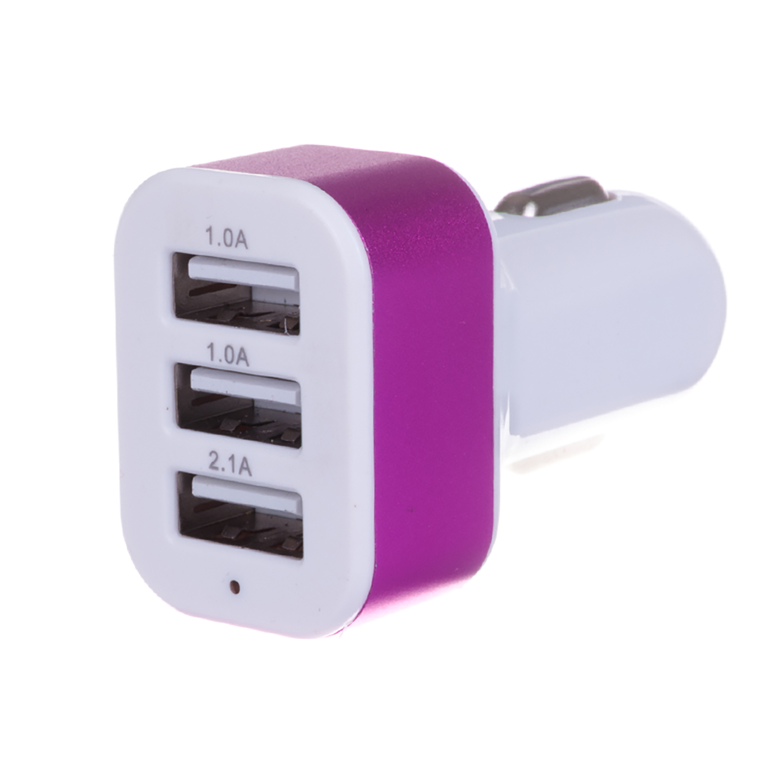 DAM. ADAPTADOR 5,2 Mah DE CARGA PARA COCHE 3 USB. 2x6x3cm