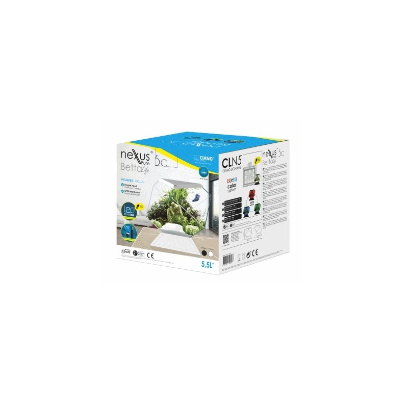 Ciano - ACUARIO NEXUS 5C BETTA LIFE BLANCO