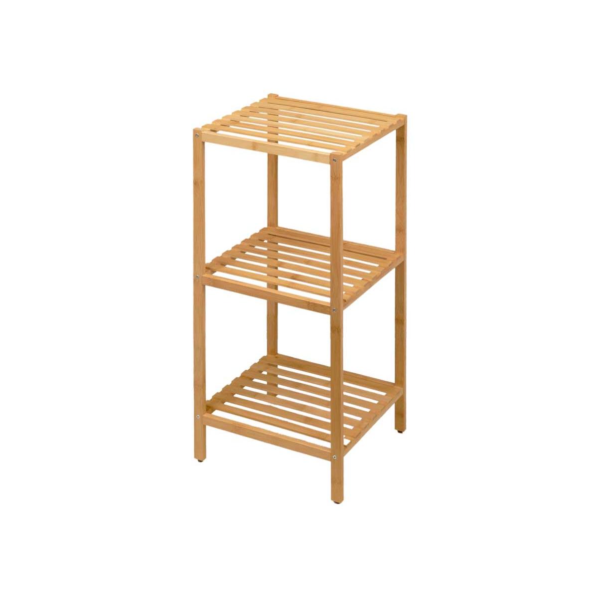 Estanteria bambu 3 estantes / almacenamiento