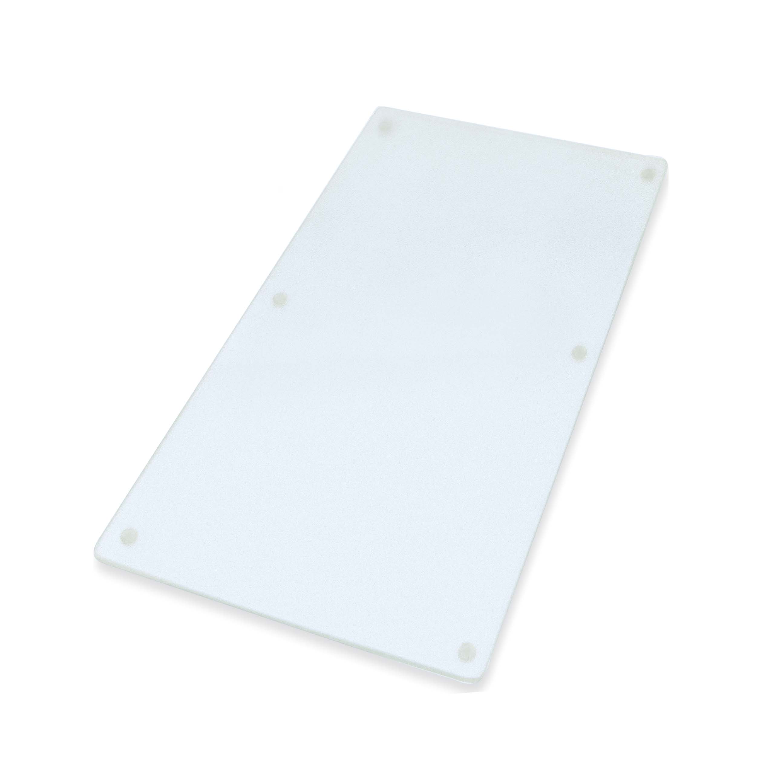 Resistente cubre vitrocerámica de cristal Jocca para proteger tus placas de inducción de golpes y rasguños y ganar espacio de encimera, o incluso usar como tabla de corte. Opciones: 1, 2 o 4 unidades traslucidos o con dibujo de lavanda