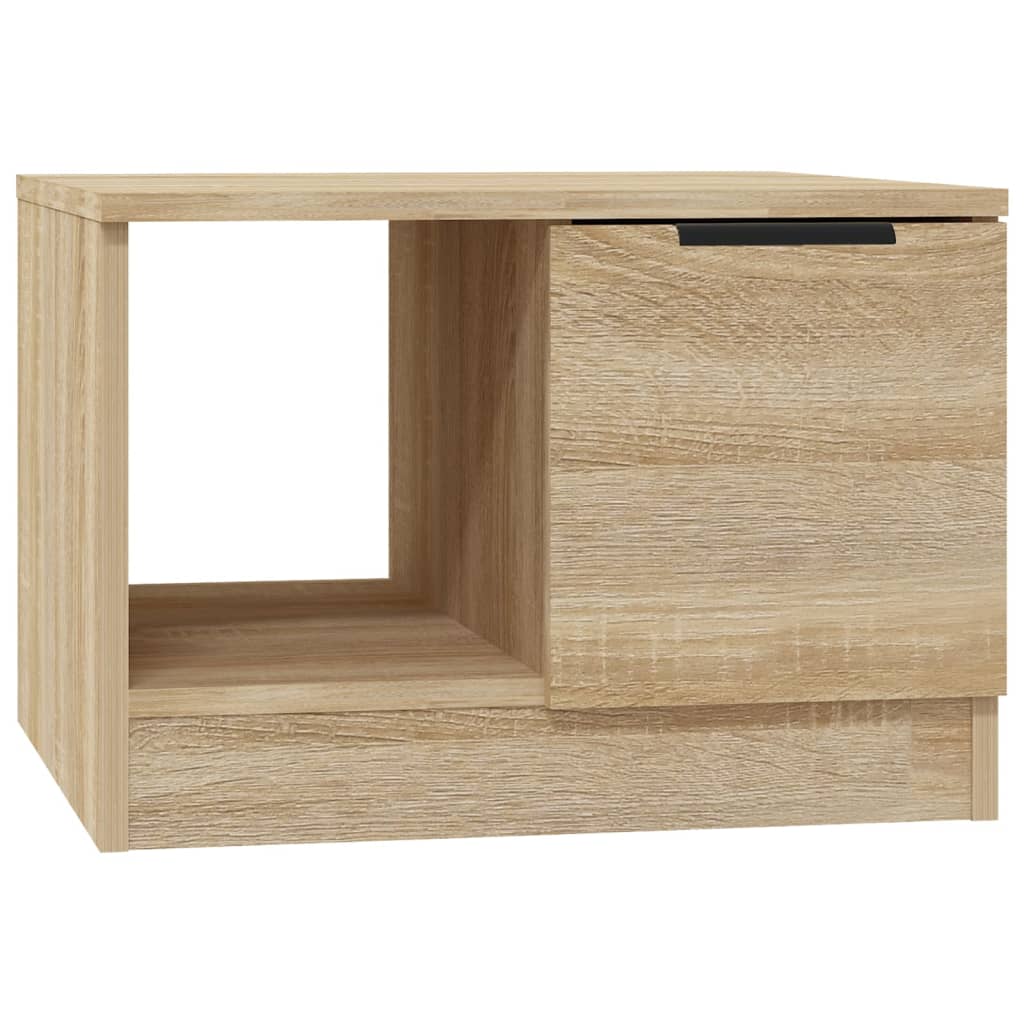 vidaXL Mesa de centro madera de ingeniería roble Sonoma 50x50x36 cm