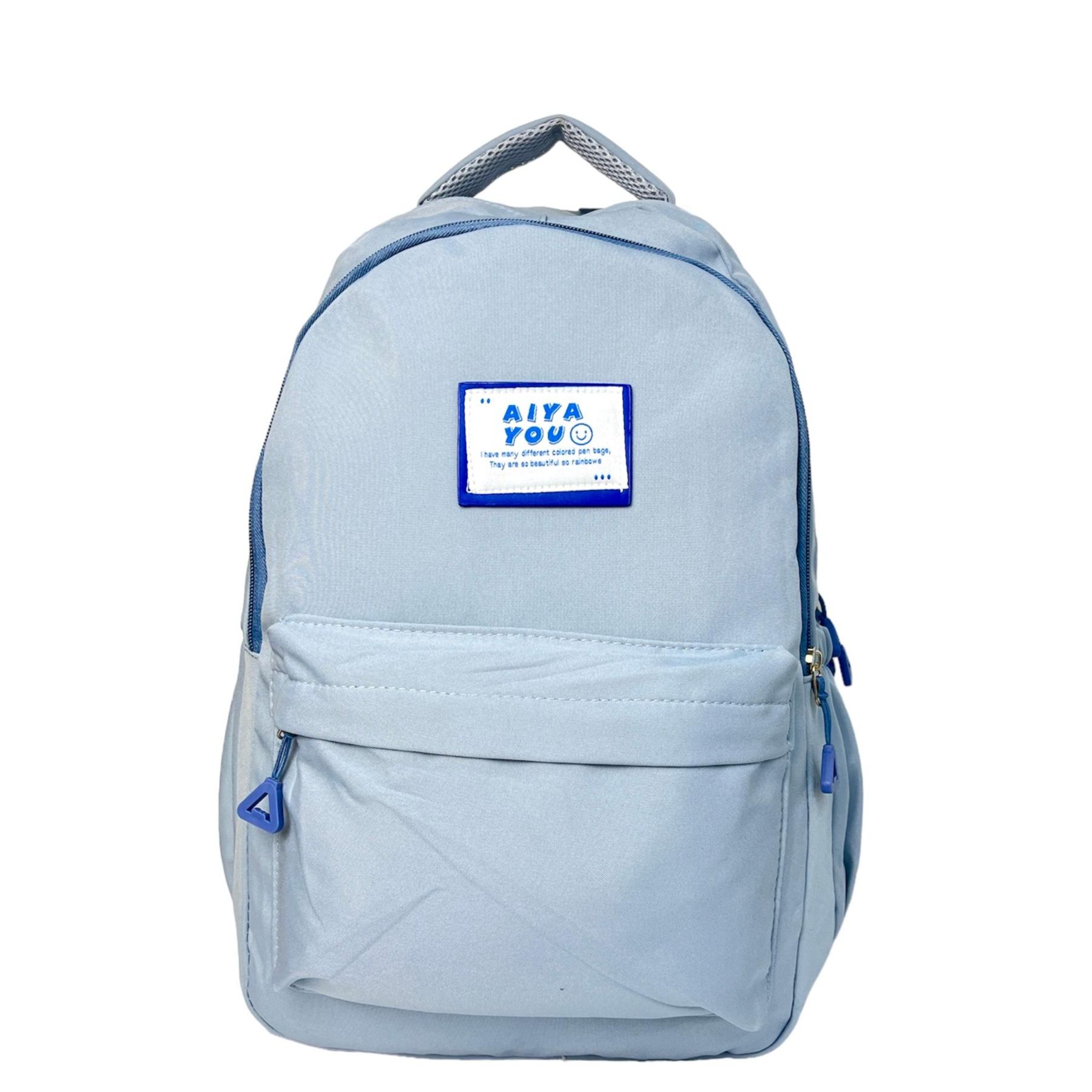 MEJORADA Mochila de Escolar,juvenil,estilo Coreano,azul,negro,rosa,blanco,tamaño 30*44*19CM