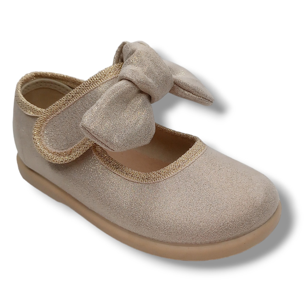 Batilas Merceditas Lona Niña 106/109 ORO calzado niños Batilas Summer ROYALE CORDONETS