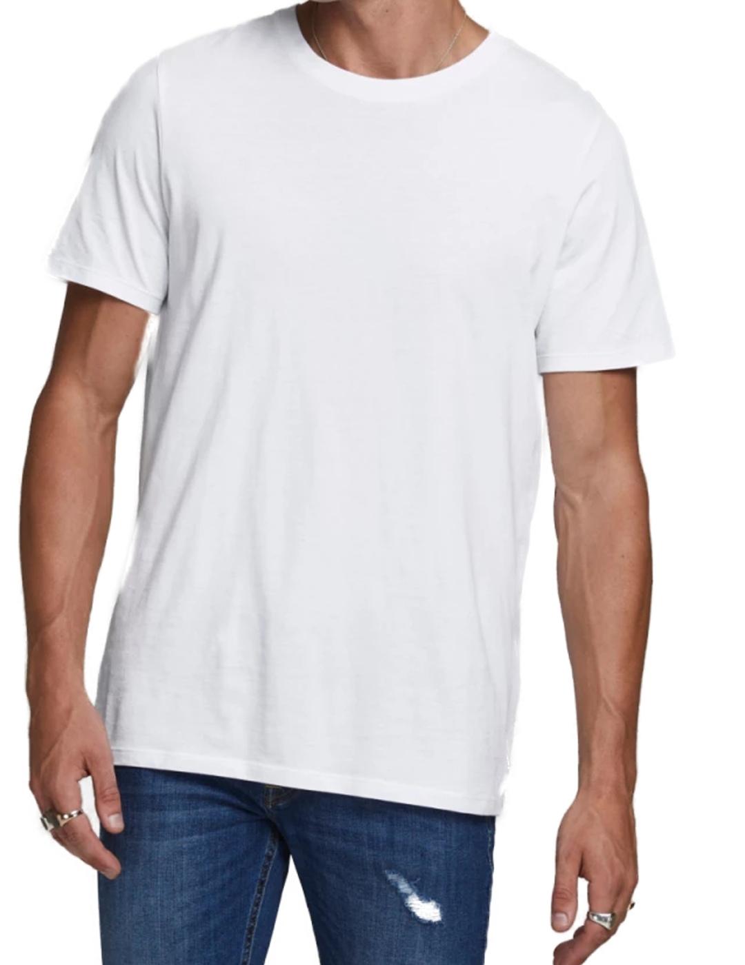 Jack & Jones Camiseta Jack&Jones Organic Blanca Manga Corta de Hombre - Algodón Orgánico