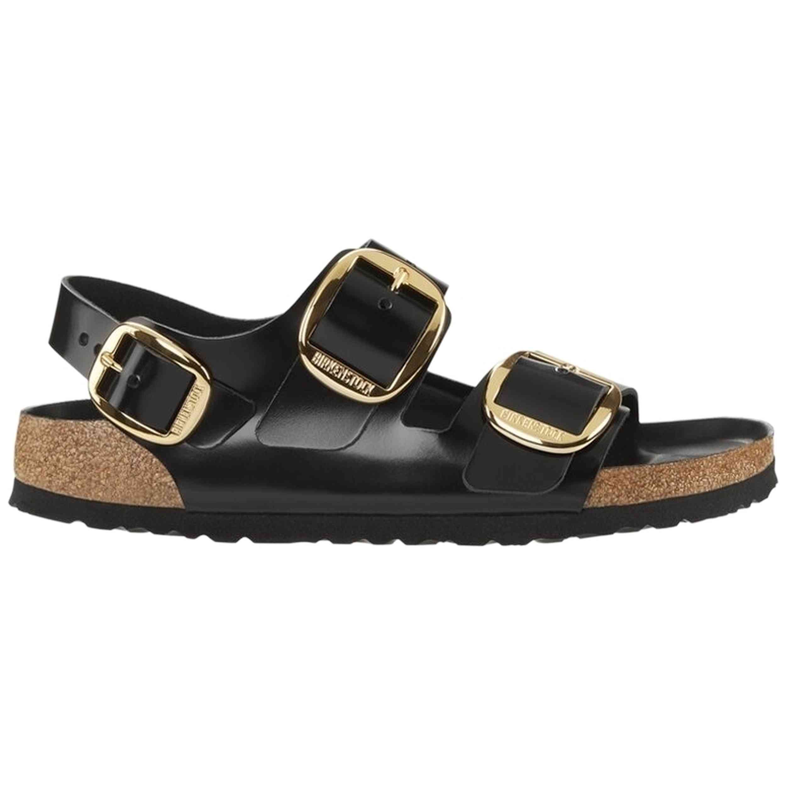 Sandalias Birkenstock modelo Milano Big Buckle para Mujer en color Negro