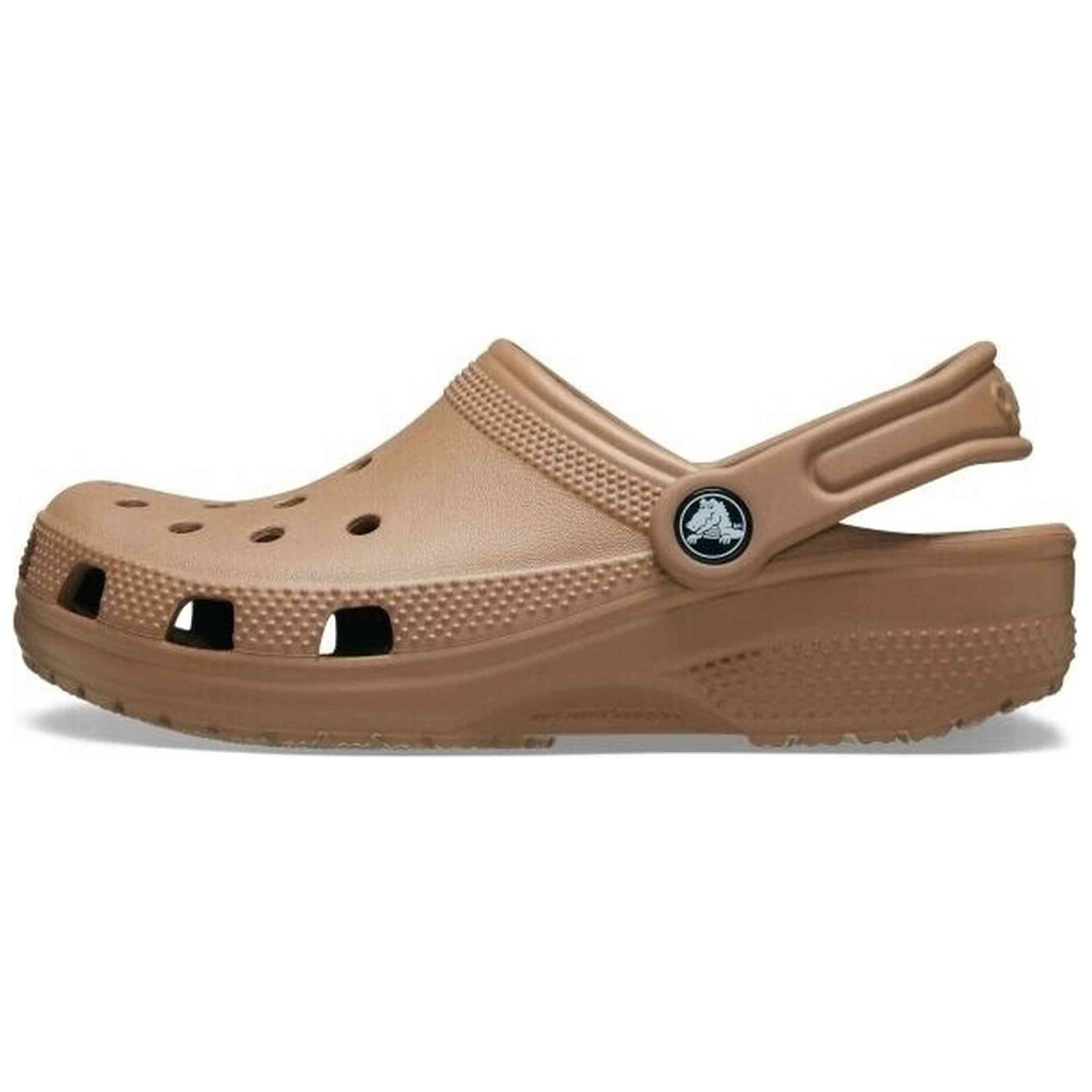 Sandalias Crocs modelo Classic Clog K para Niños en color Milk Chocolate