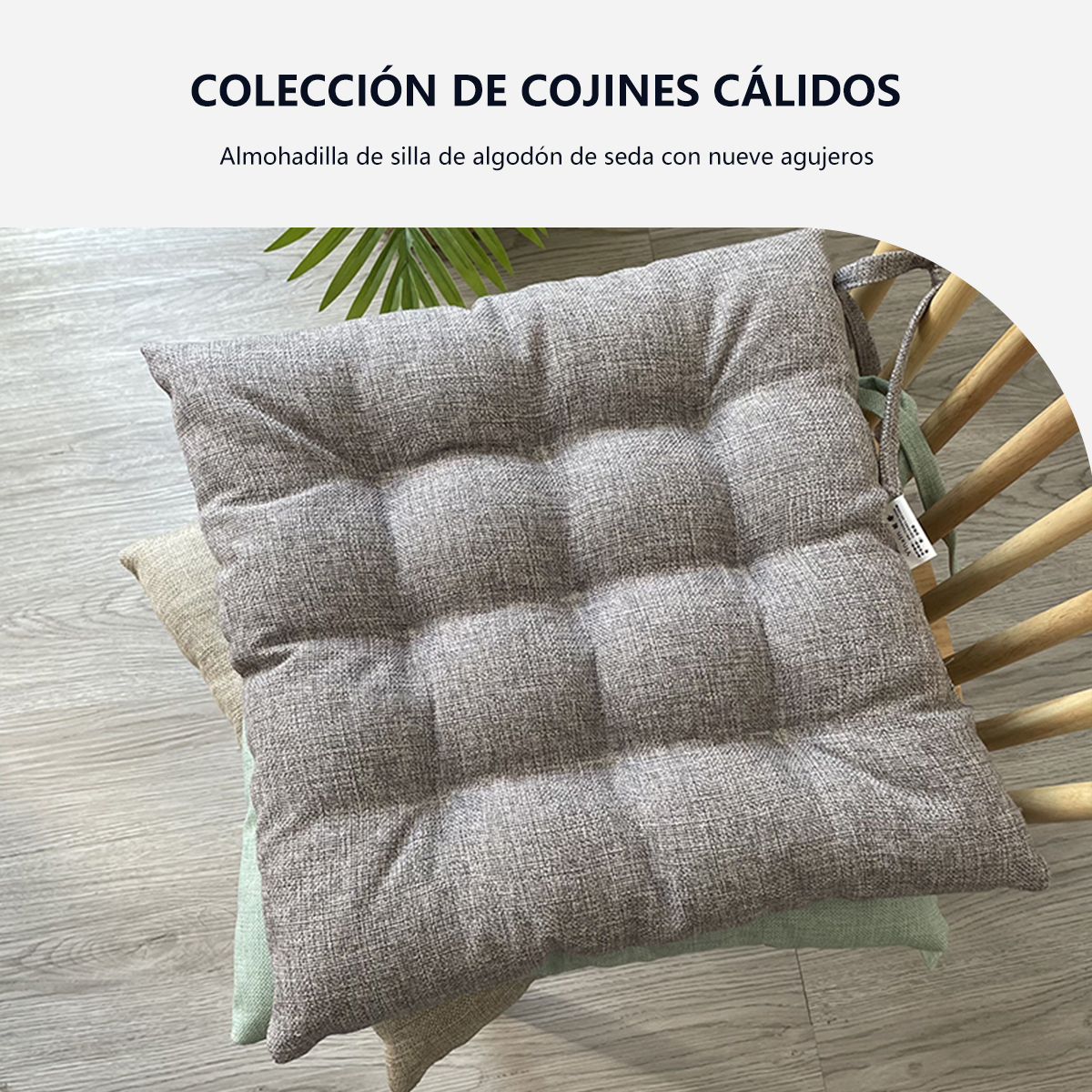 Cojin silla y cojin con, cojines de silla y exterior de doble cara, tamaño 40 x 40 x 5 cm, para patios, terrazas y tumbonas, cojines acolchados para sillas exteriores