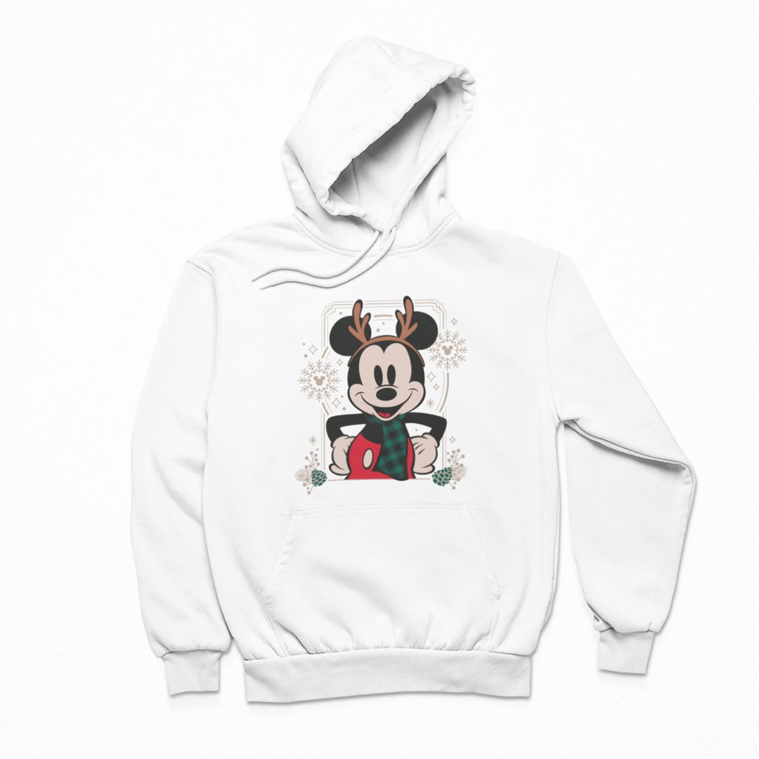 Sudadera con Capucha de Mickey Mouse Diseño Navideño: La Magia de Disney para tus Fiestas | Armiprint
