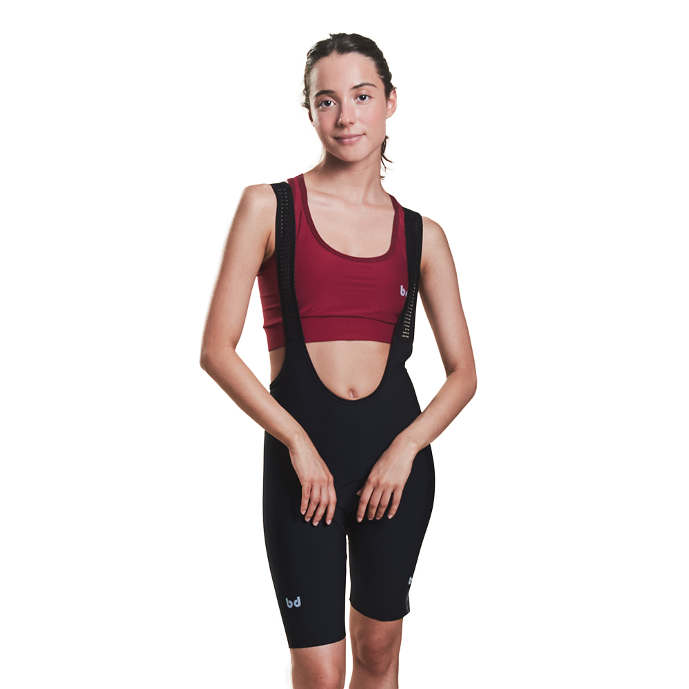Baudi Culote Ciclismo Mujer Premium Negro