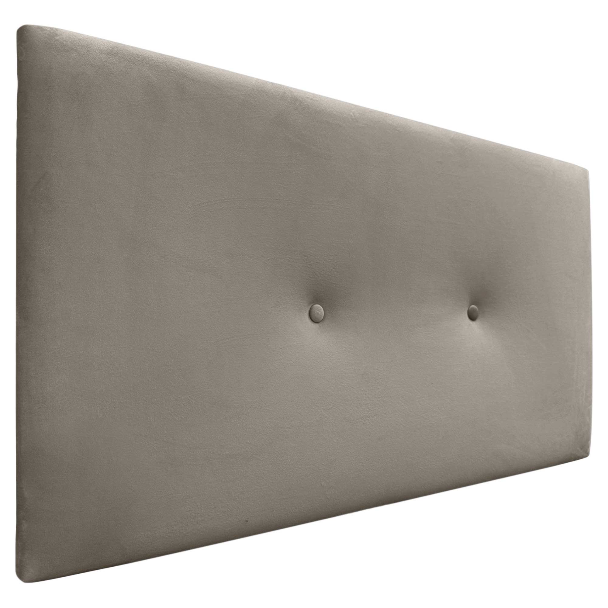 DHOME Cabecero en Terciopelo Liso con Botones Alta Gama Moderno con 8cm Grosor