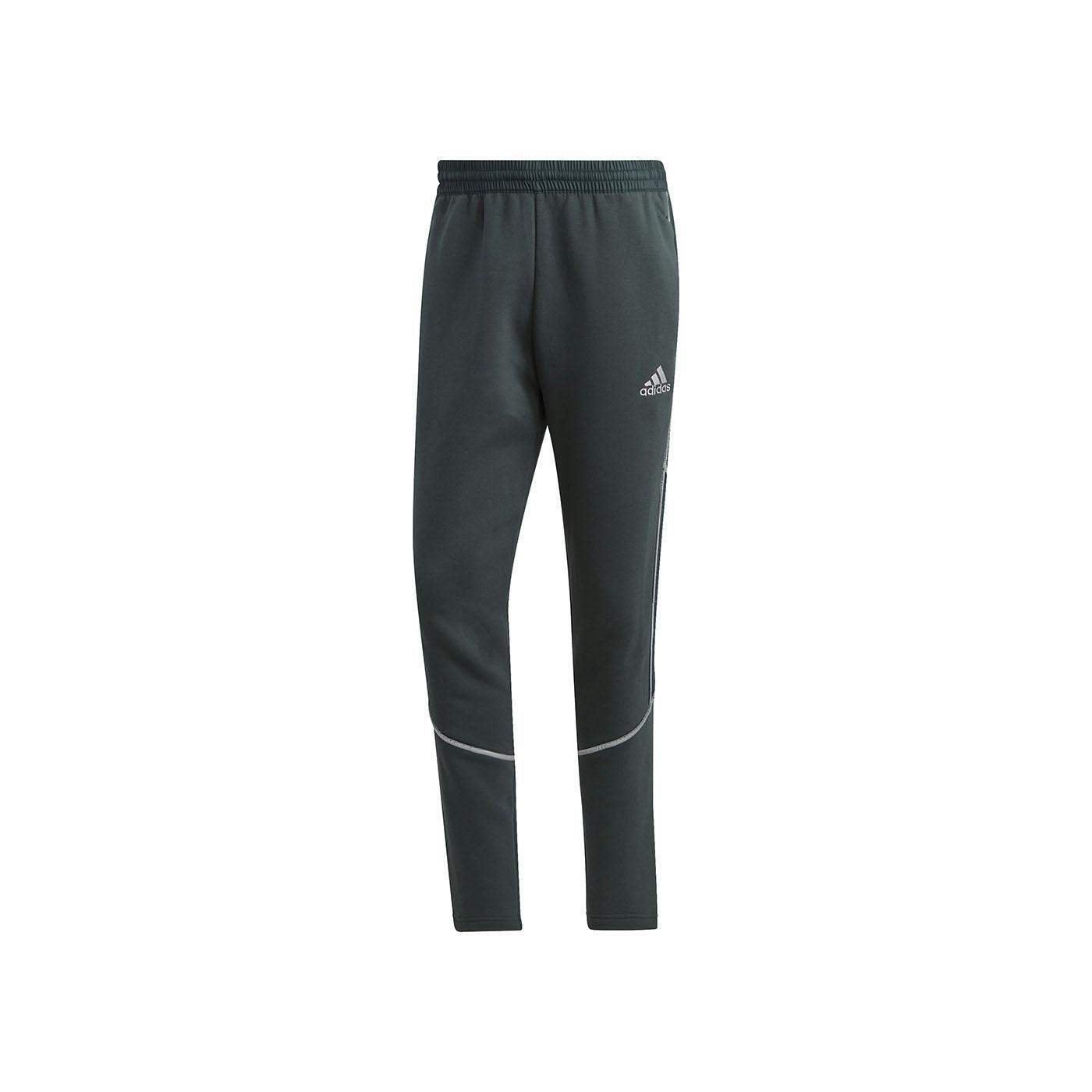 Adidas Pantalón Reflect Verde Hombre - Corte Clásico, Felpa de Algodón, Cintura Elástica, Bolsillos Delanteros, Detalles Reflectantes