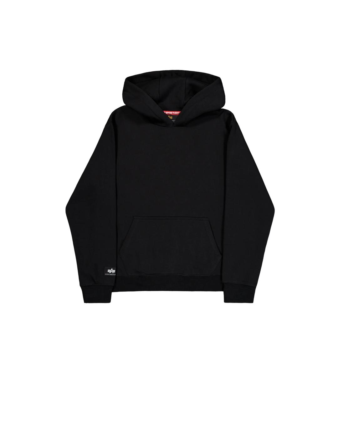 ALPHA HOODIE BLACK LABEL BACKPRINT