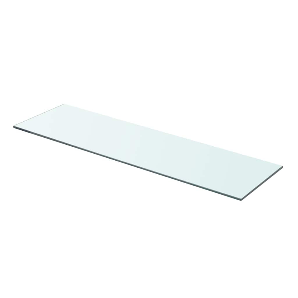 vidaXL Panel de estante vidrio claro 70x20 cm