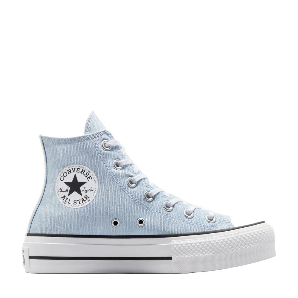 Zapatillas azules Converse Chuck Taylor All Star Lift De Plataforma Y Lona