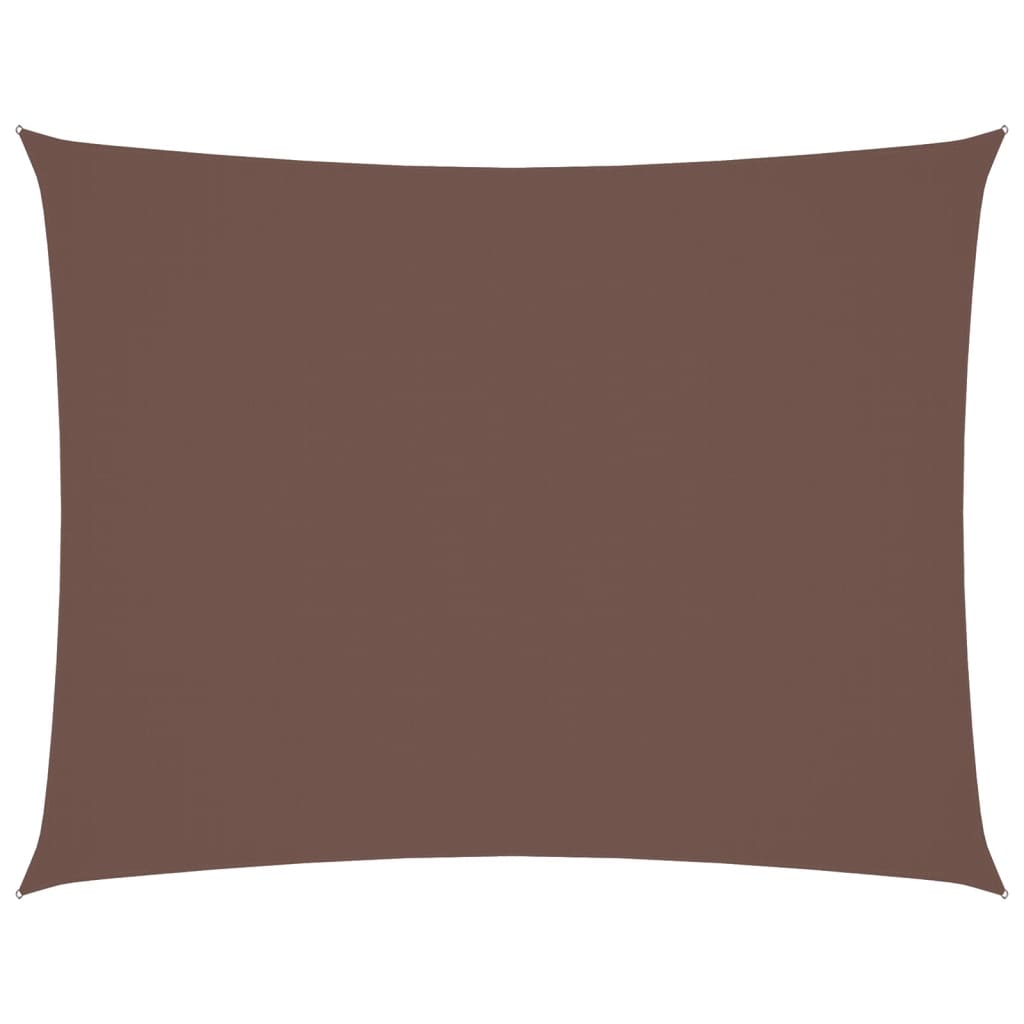 vidaXL Toldo de vela rectangular tela Oxford 4x5 m Color Antracita, Beige, Crema