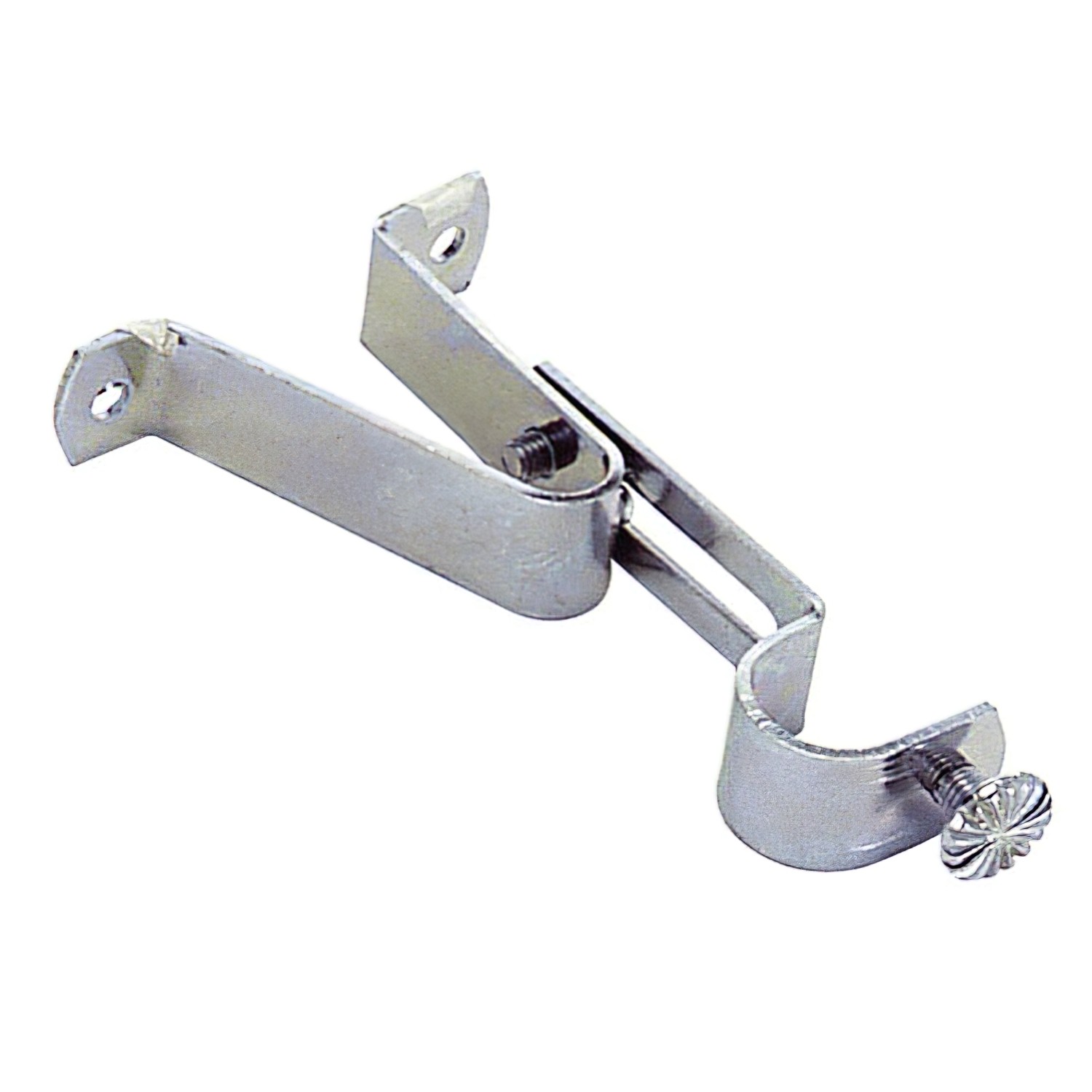 SANCO STORE - ORYX Soporte Barra 16 mm.Ø Cromo  Frontal Extensible