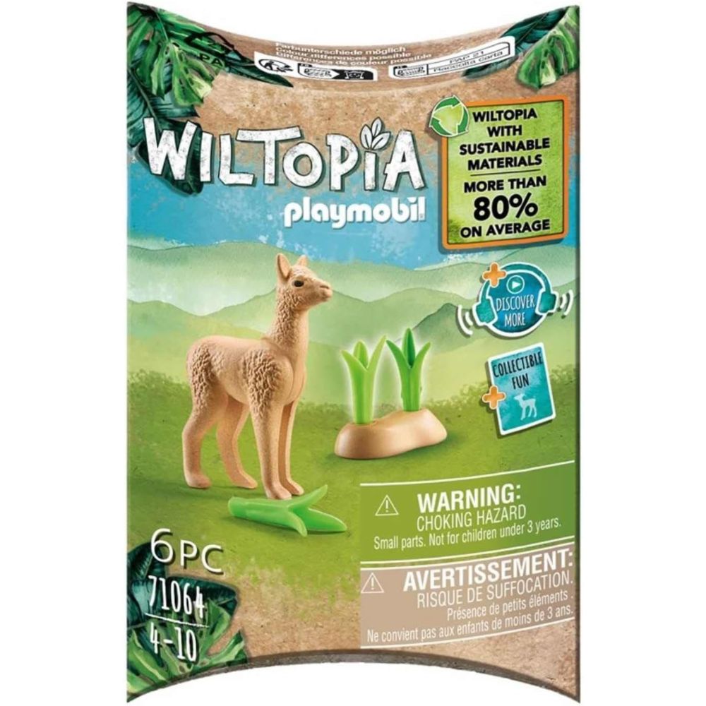 Playmobil alpaca andina joven Wiltopia (71064) figura animal