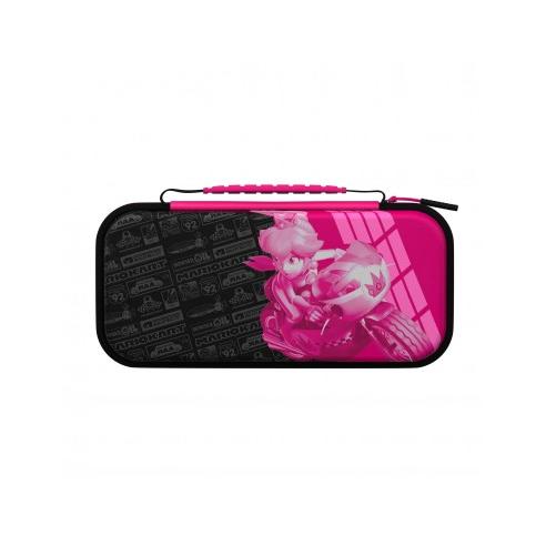 Funda Travel Case Glow Grand Prix Peach Licenciado Para Nintendo Switch