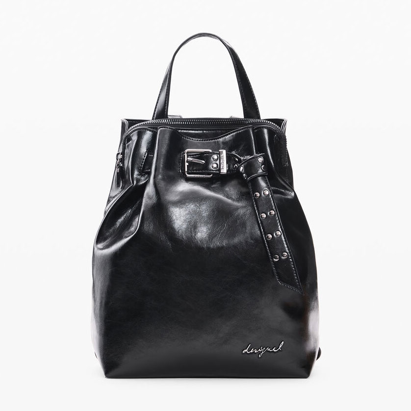 Desigual Mochila mini en color negro 26WAKP11-2000 , para Mujer