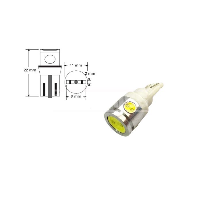 Blister 2 Lámparas Bombilla W5w T10 Canbus 12V 4 Led Smd 3W 79780304