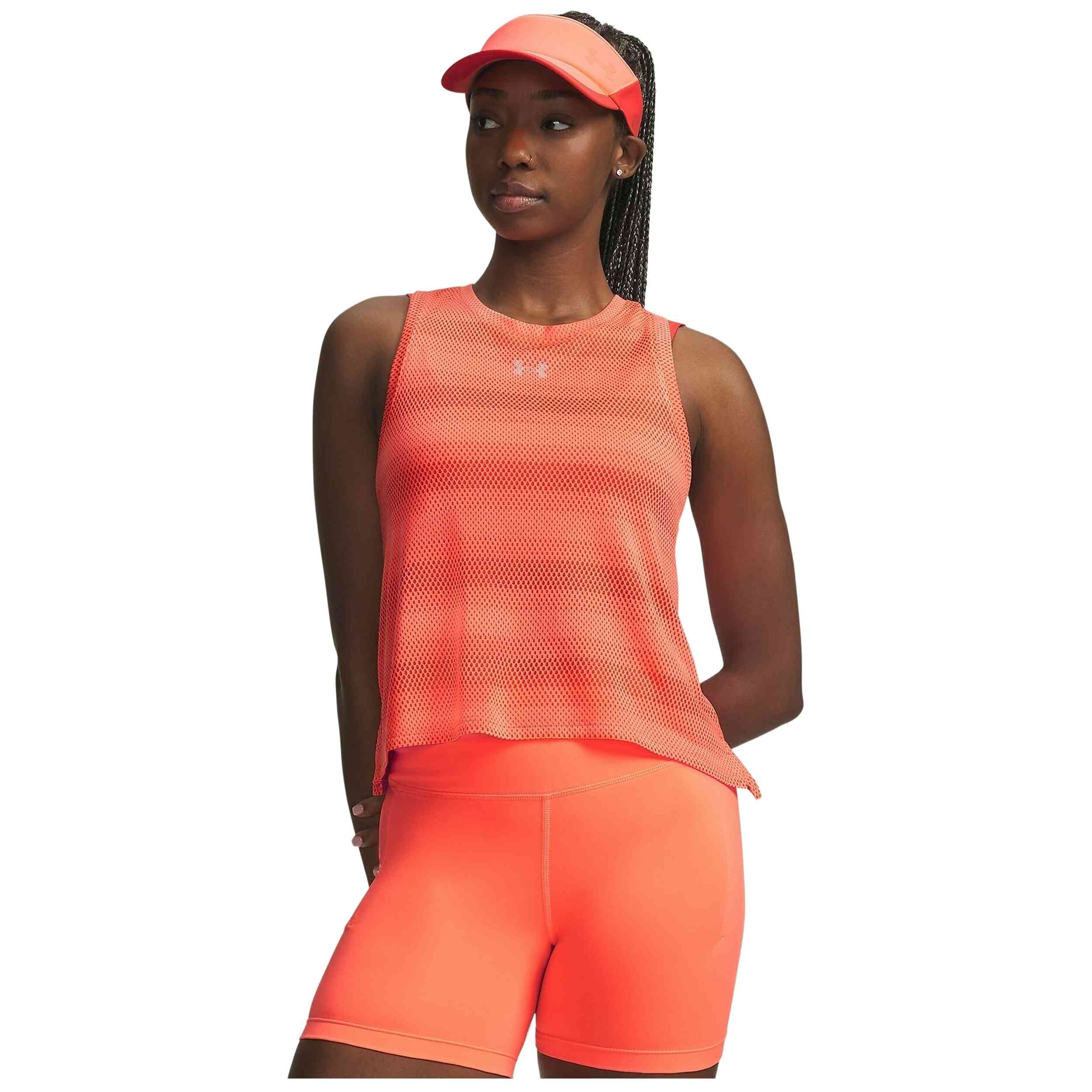 Camiseta De Tirantes Under Armour modelo UA Velociti Singlet para Mujer en color Naranja