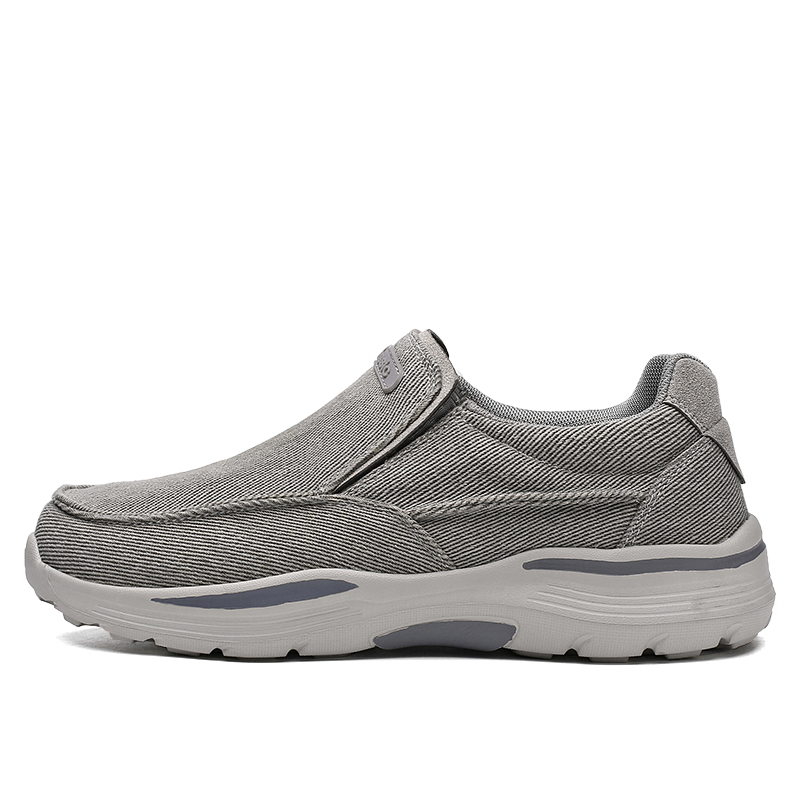 TK Zapatos De Lona Para Hombre Mocasines Transpirables Deportivos Casual Comodidad Breathing Zapatillas Para Caminar