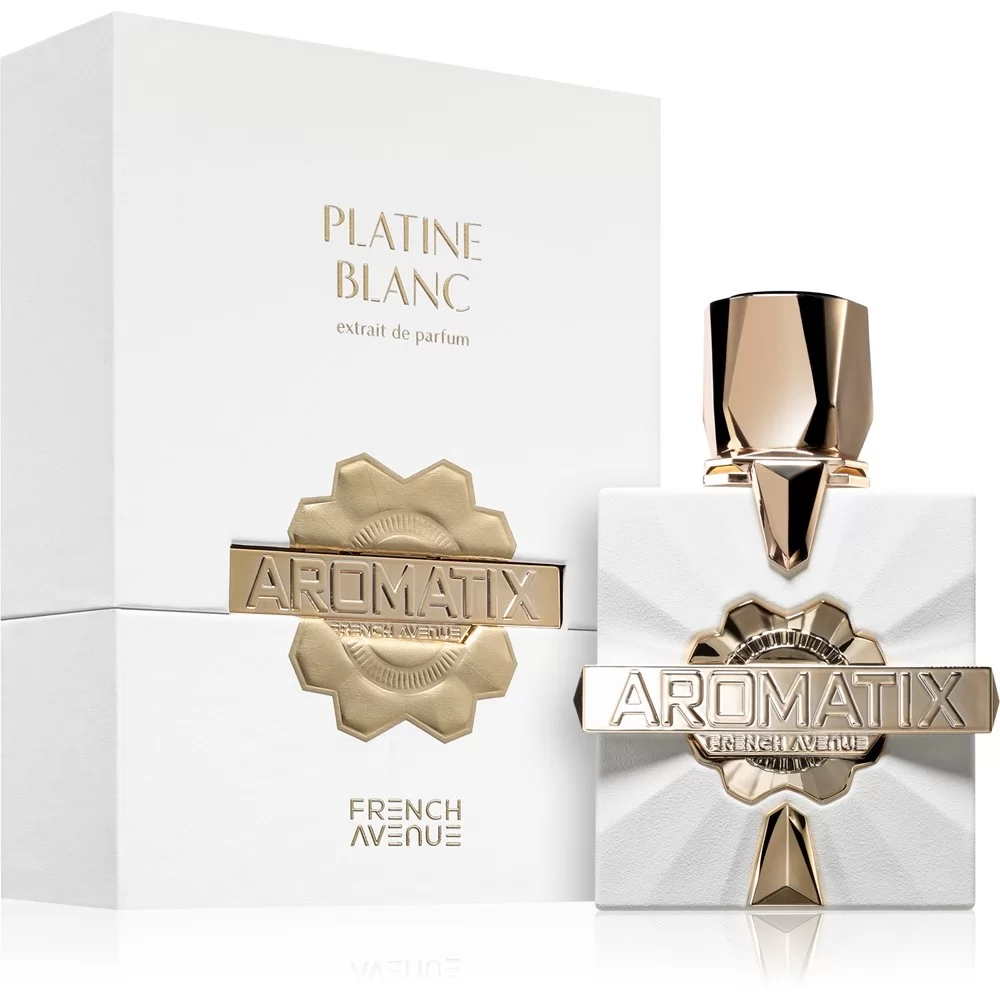 French AvenueAromatix Platine Blanc 100 ml – perfume árabe fresco, cítrico amaderado, elegante y versátil