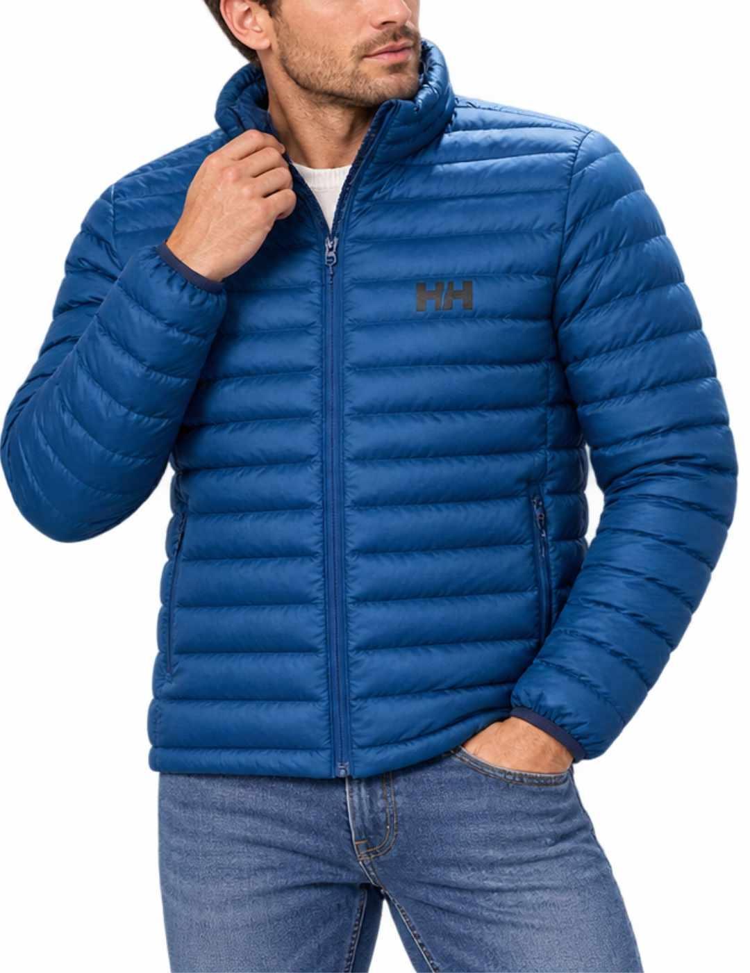 Chaqueta Helly Hansen Sirdal azul guateada para hombre