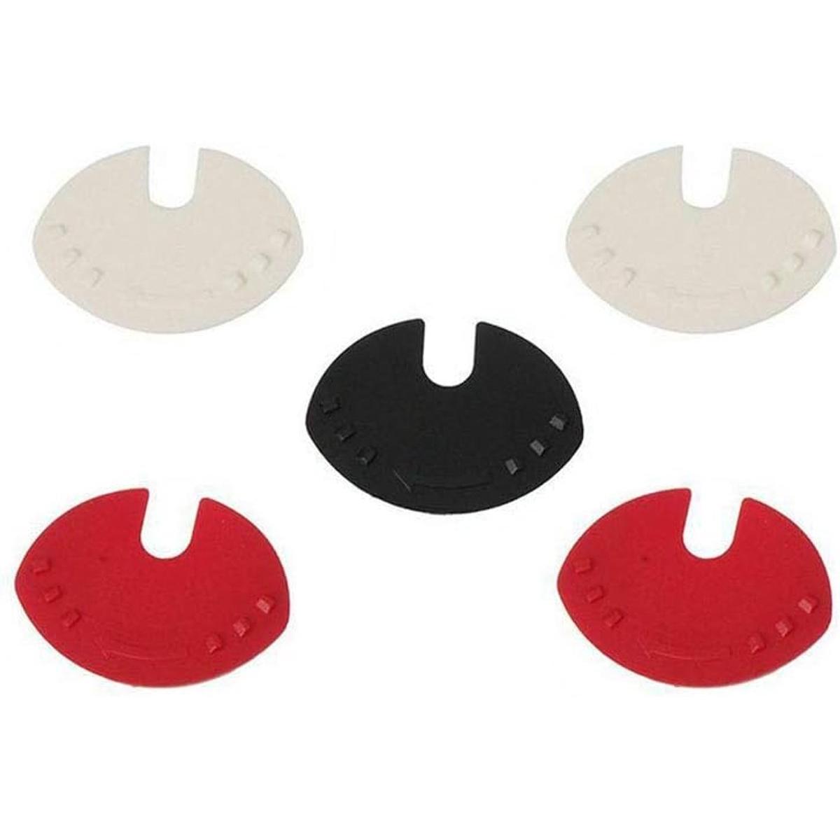 Sellador de latas - 5 piezas - Tapa - ABS - Abrelatas - Cierre reutilizable para latas de bebidas - Sellado - Bloqueo de latas - 4,5 × 3,5 cm - Rojo/Negro/Blanco