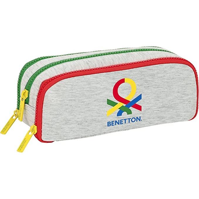 Safta Portatodo Triple Desplegable Benetton Pop 21X8X8 Cm - Producto Oficial