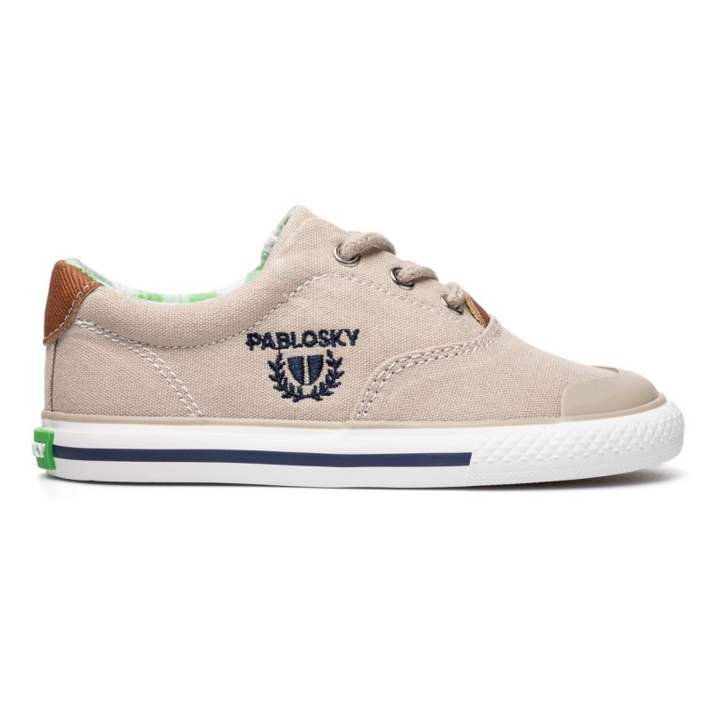 Zapatillas de lona niño PABLOSKY 984730 LONA BAREFOOT BEIG 37731 26V