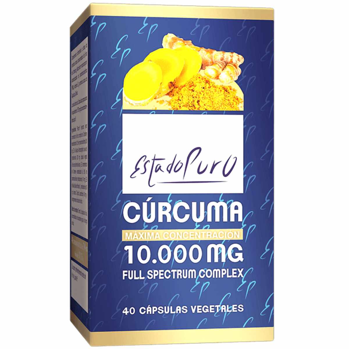 Cúrcuma 10.000 mg 40 Cap - Estado Puro Tongil | Suplemento Natural Para Inflamación, Articulaciones y Bienestar General