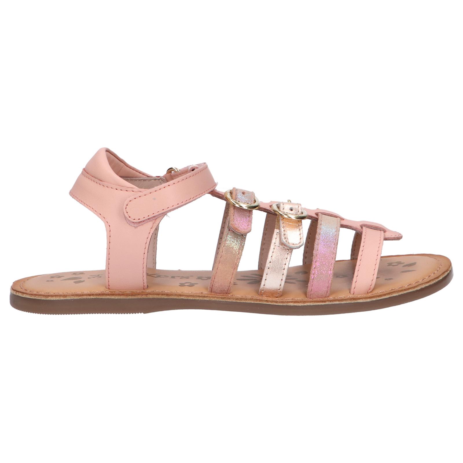 Kickers girl's sandals 894650 -30 diveta 132 rose clair rainbow
