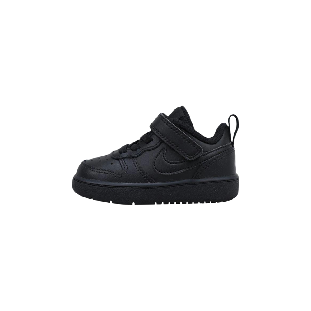 Nike COURT BOROUGH LOW 2TDV Deportivas Planas Bebé - niño (hasta la talla 30) Negro