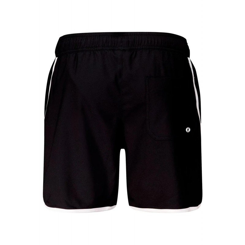 BAÑADOR PUMA NEGRO FRONT LOGO TRACK MID SHORT