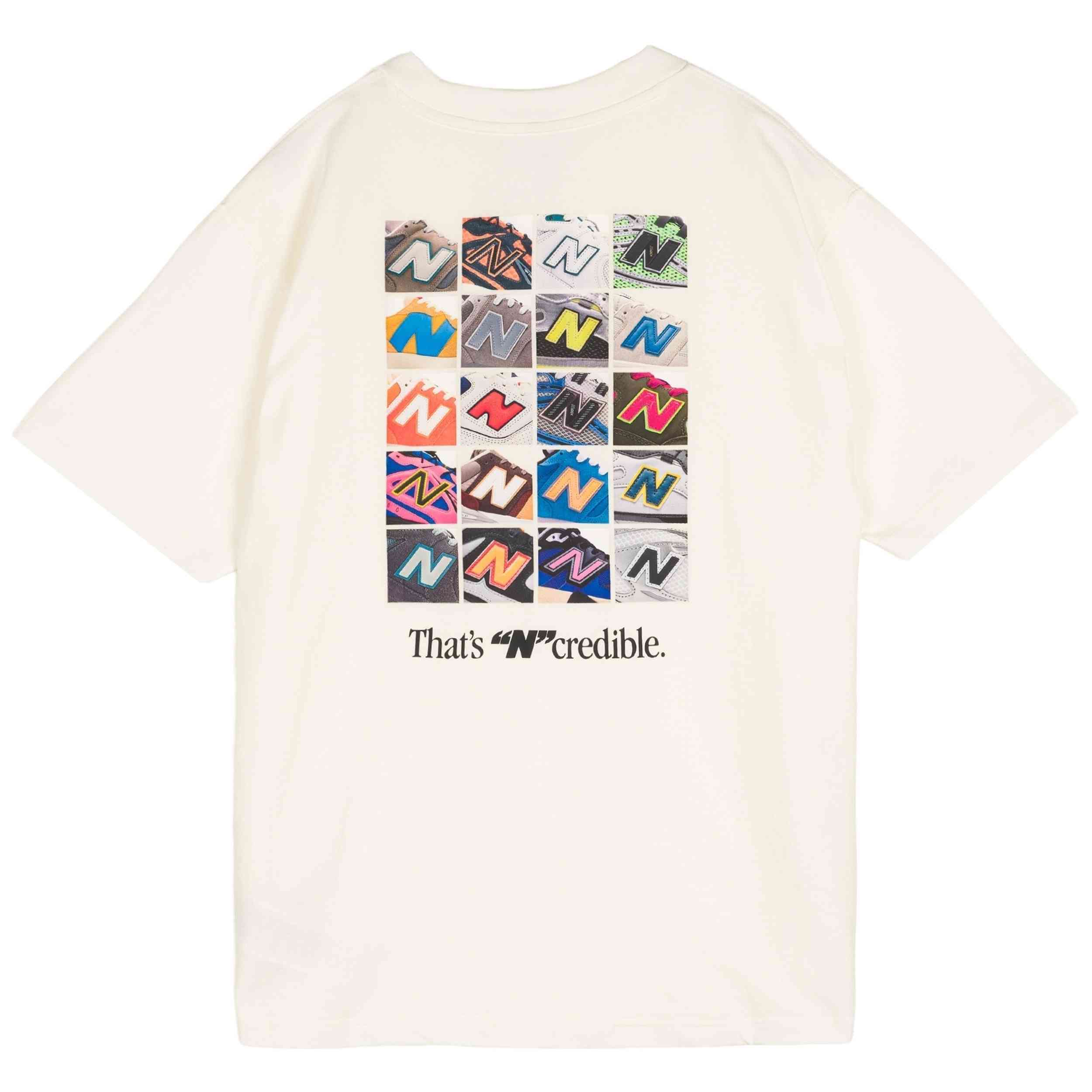 Camiseta De Manga Corta New Balance modelo MT6161TQ_SST para Hombre en color Blanco