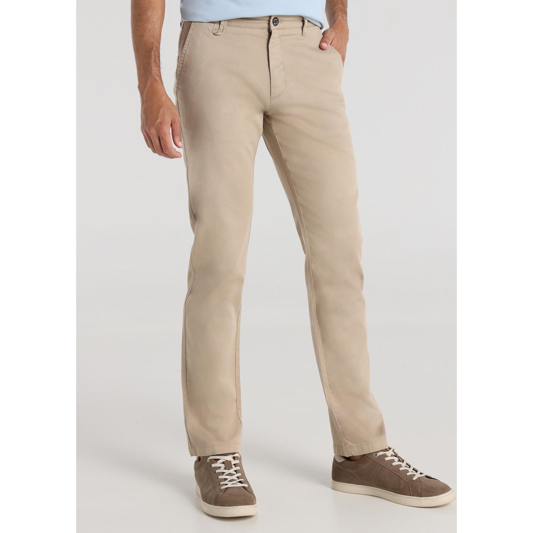 BENDORFF - Pantalón Chino Estructura Beige - Tallaje en Pulgadas- Tallaje en Pulgadas