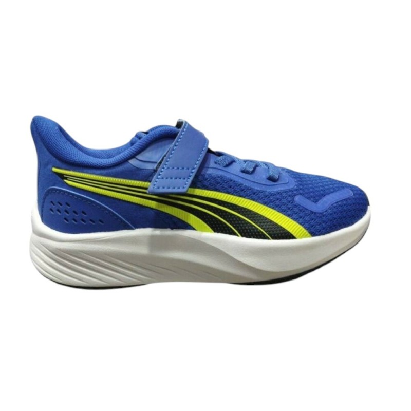 Zapatilla azul Puma Pounce Lite Azul JR