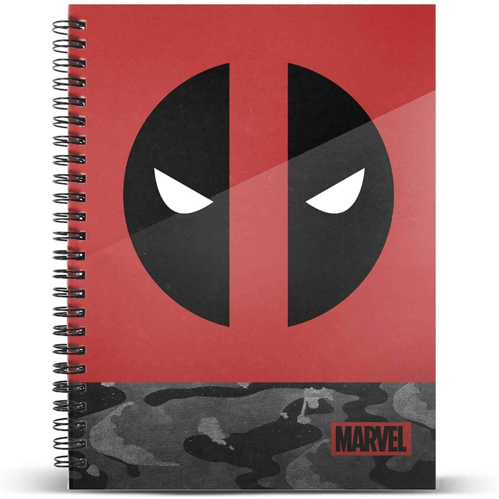 Marvel Karactermania Cuaderno Marvel Rojo Junior - Tamaño A4 - Motivo Estampado - Producto Oficial