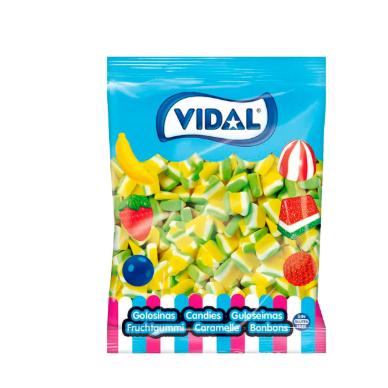 VIDAL Tajadas Piña Colada bolsa de 250U sabor a Piña colada  sin gluten  sin grasa sabor original Vidal garantizado