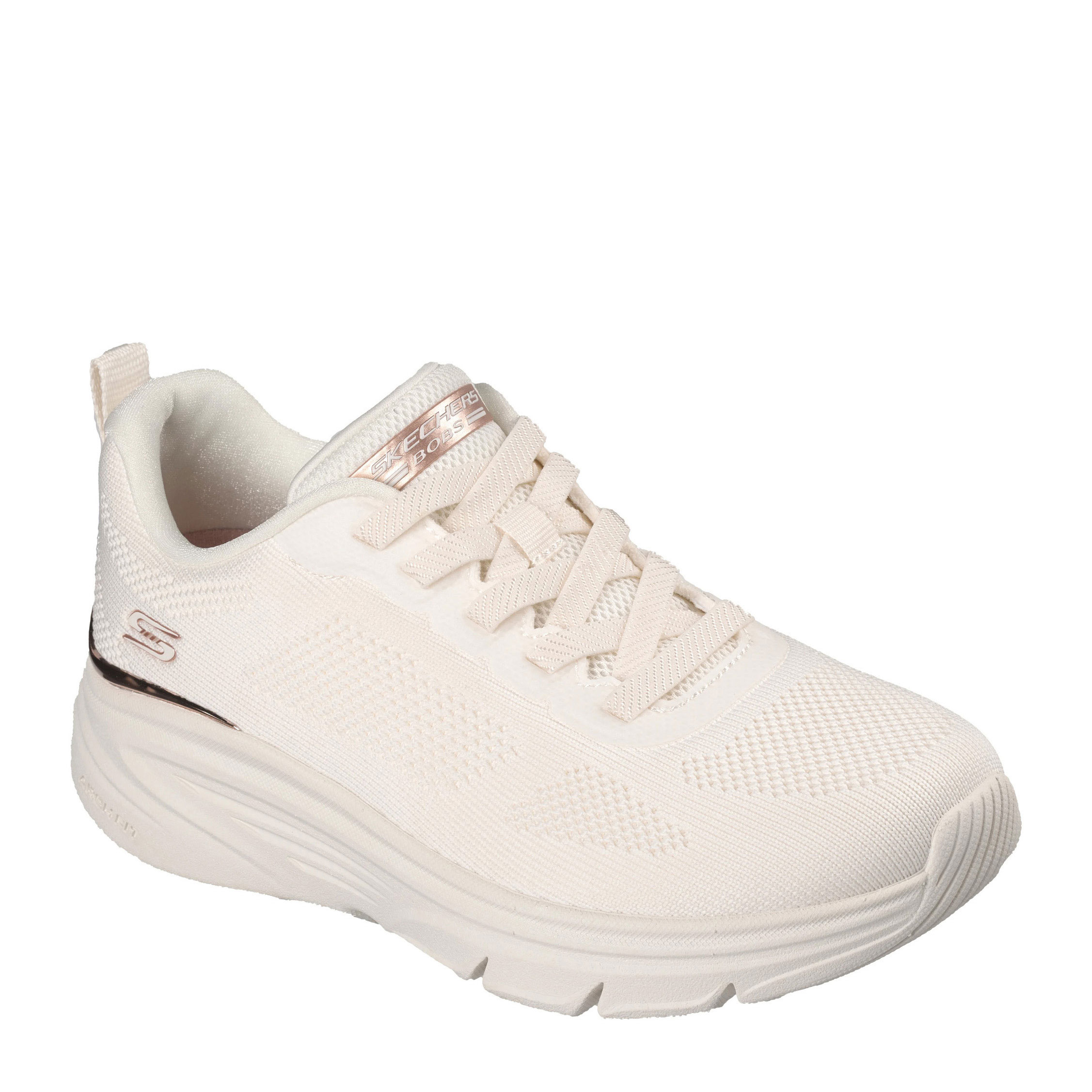 Skechers Zapatillas Bobs Arch Fit Elev8 Blancas 117720-OFWT , para Mujer