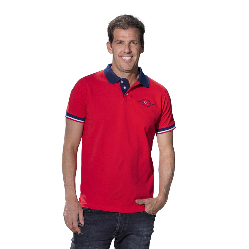 POLO DROP SHOT FUSTER ROJO