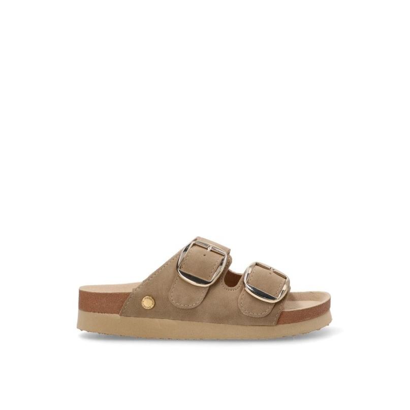 Sandalia Gioseppo - Mujer - Suela Plana - Modelo Cedarburg - Color Taupe