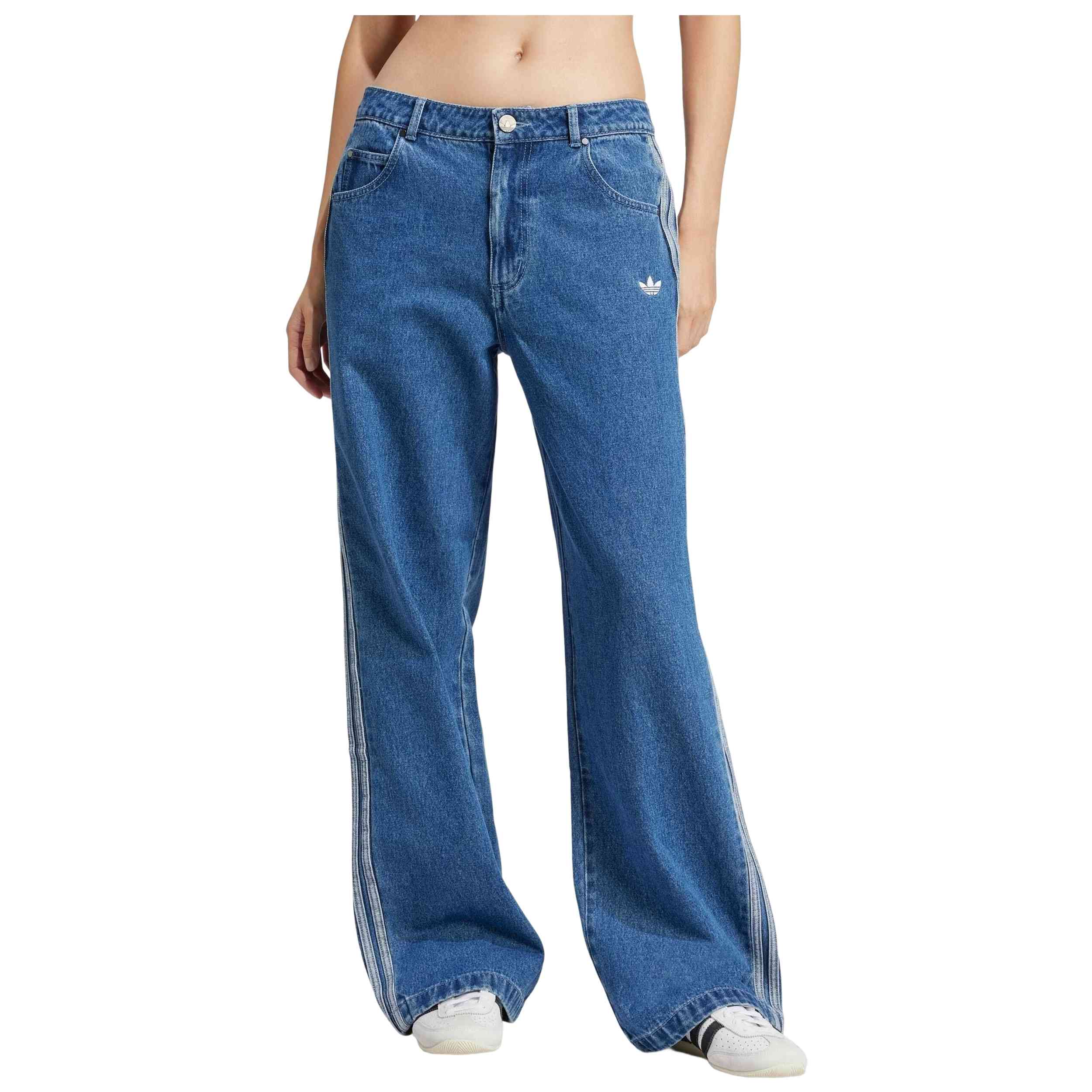 Vaqueros Jeans Adidas para Mujer en color Azul