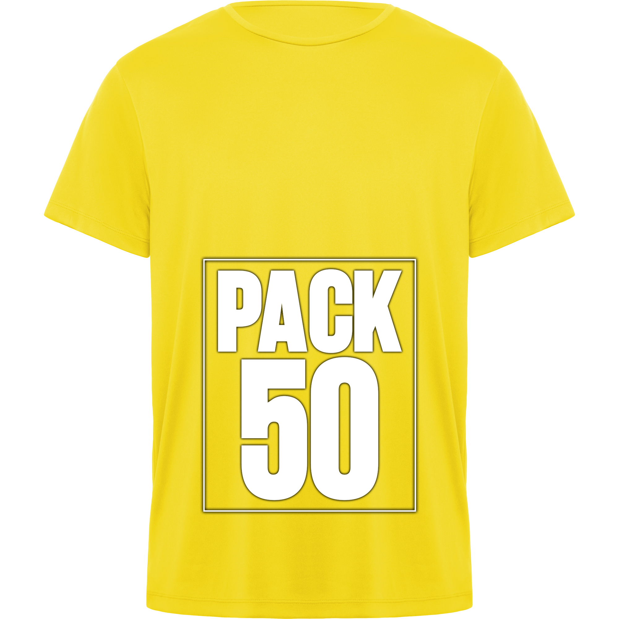 PACK 50 | Camiseta Técnica Premium | Poliéster | Roly