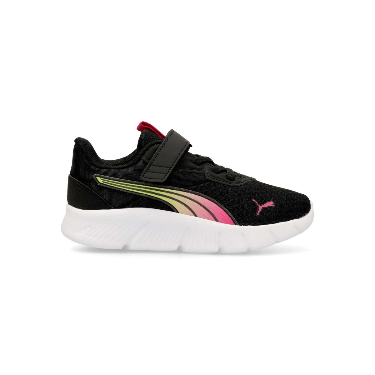 Puma - Zapatillas Flex Focus Modern Blaze Fade para niña deportivas de malla transpirable con cierre elástico y suela EVA ligeras