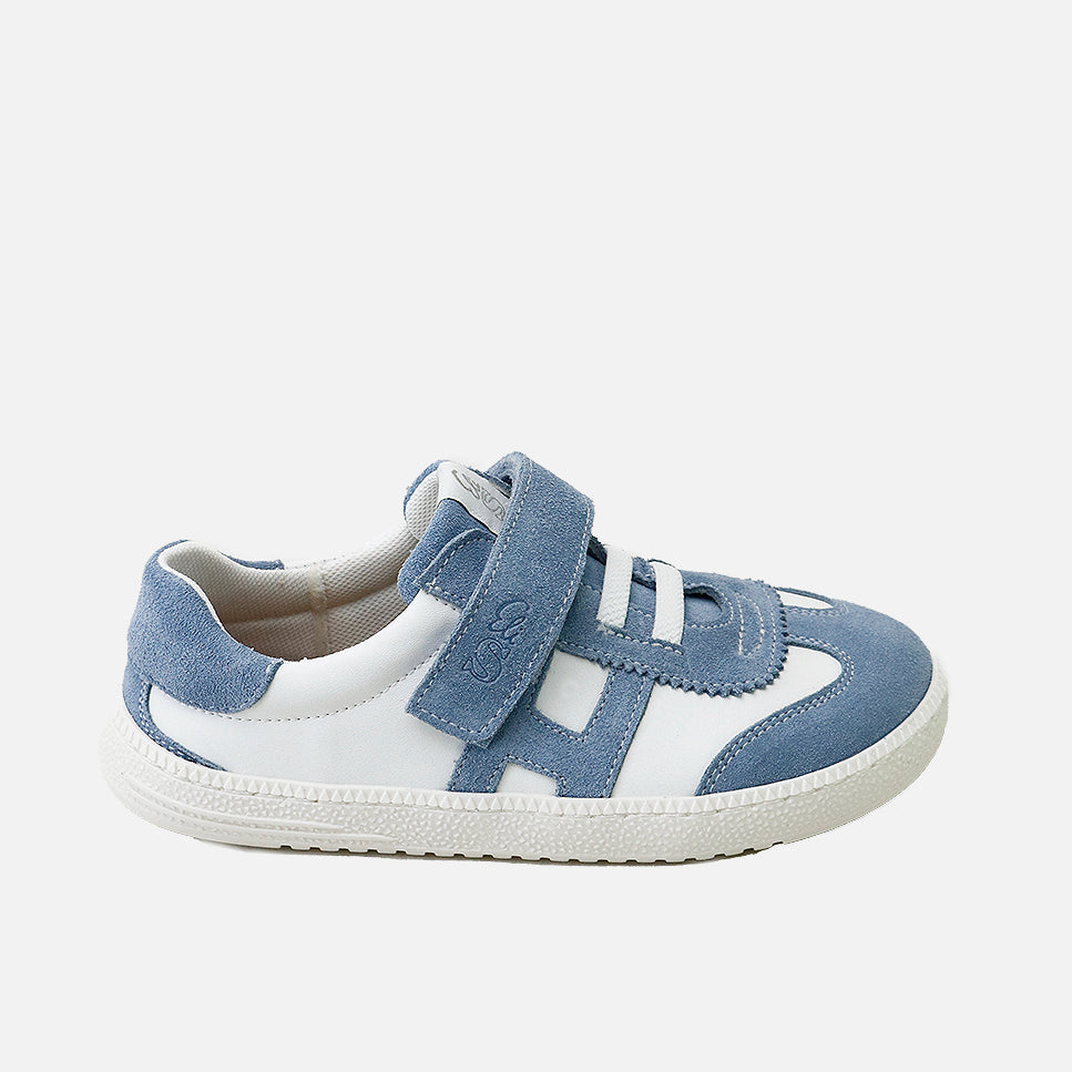 Deportivos barefoot H piel velour jeans Elisoft | Eli 1957